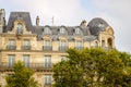 Building in Avenue des Champs Elysees, Paris, France Royalty Free Stock Photo