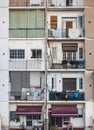 Building Balcony Facade Apartment residential Area Barcelona Spain