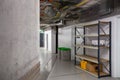 Building basement and facilities area with cabling