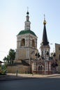The building of the bell tower of the former Nizhne-Nikolskaya church and the chapel of St. Nicholas the Wonderworker