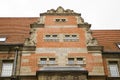 The building in Berlin center, Vollender anno domini text and letter on the wall