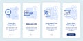 Building better website light blue onboarding mobile app screen