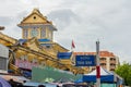 Building of Binh Tay Market in Cholon district of Saigon, Vietnam