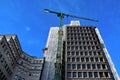 Building in Birmingham city center under construction Royalty Free Stock Photo