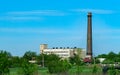 The building of the boiler-house of the centralized city heating