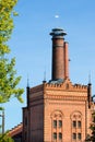 Building with brick masonry - historical brewery Royalty Free Stock Photo