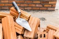 Building brick wall Royalty Free Stock Photo