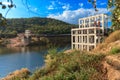 Building a bridge over a lake Mae Kuang Dam, Asia, Thailand