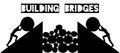 Building Bridges And Rolling Stones Illustration