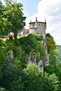 Building of the Burg Lichtenstein in Austria Royalty Free Stock Photo