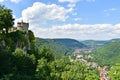 Building of the Burg Lichtenstein in Austria Royalty Free Stock Photo