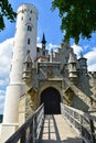 Building of the Burg Lichtenstein in Austria Royalty Free Stock Photo