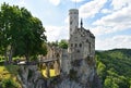 Building of the Burg Lichtenstein in Austria Royalty Free Stock Photo