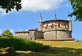 Building of the Burg Lichtenstein in Austria Royalty Free Stock Photo