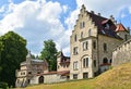 Building of the Burg Lichtenstein in Austria Royalty Free Stock Photo