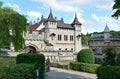 Building of the Burg Lichtenstein in Austria Royalty Free Stock Photo