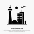 Building, Canada, City, Famous City, Toronto solid Glyph Icon vector