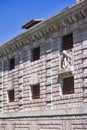 Building in canal of Bridge of Sighs in Venice Royalty Free Stock Photo