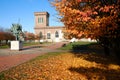 Building of the Carlo Ottolini Cotton mill today Textile Museum in Busto Arsizio. Neo-Gothic construction in terracotta bricks