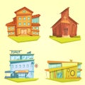 Building Cartoon Set