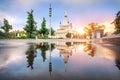 Building of the Central Pavilion on the territory of VDNH in Moscow Royalty Free Stock Photo