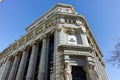 Building of Cervantes Institute at Alcala street in City of Madrid Royalty Free Stock Photo