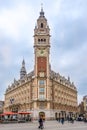 Building Chamber of commerce with belfry in Lille - France