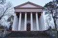 The building of the church-mausoleum dedicated to St. Marcelina Modeled on the Roman temple