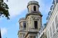 The building of the Church of Saint-Sulpice with the unfinished tower Royalty Free Stock Photo