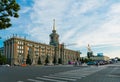 Building of city administration (City Hall) in Ekaterinburg, Russia Royalty Free Stock Photo