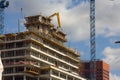 Building in city center of Lodz