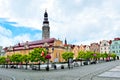 Building of city hall in Boleslawiec