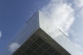 Building with clouds reflected Royalty Free Stock Photo