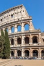 Building of Colosseum - Amphitheatre in the centre of the city of Rome, Italy