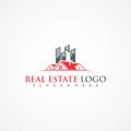 Building Company Logo Template. Vector Illustrator Eps.10 Royalty Free Stock Photo