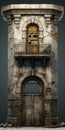 3d Render Of Old Style Castle House In Jeff Soto\'s Imaginative Prison Style