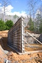 Building Concrete Foundation Royalty Free Stock Photo