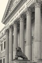 Building of Congress of Deputies in City of Madrid