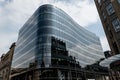 The building Connect110NS built in the center of Glasgow with its futuristic curved glass design hosts offices for Deloitte,