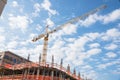 Building construction crane Royalty Free Stock Photo