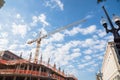 Building construction crane Royalty Free Stock Photo