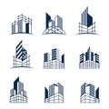 Building construction logo bundle