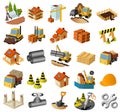 Building and construction set Royalty Free Stock Photo