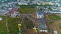 Building Construction Suwalki Budowa Budynku Aerial View Poland