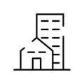 Building construction urban isolated icon