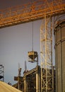 Building construction worker working on construction site with h Royalty Free Stock Photo