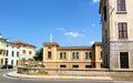 Building containing water pumps in Mantua, Italy