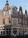 Building corner of a historical pub in East London