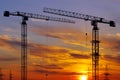 Building crane Royalty Free Stock Photo