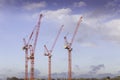 Building Cranes Royalty Free Stock Photo